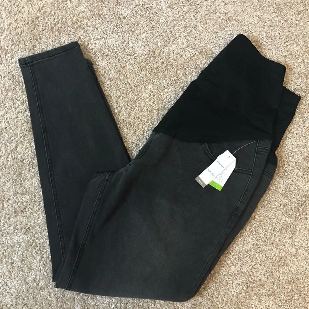 Maternity Skinny Jeans with Full Panel